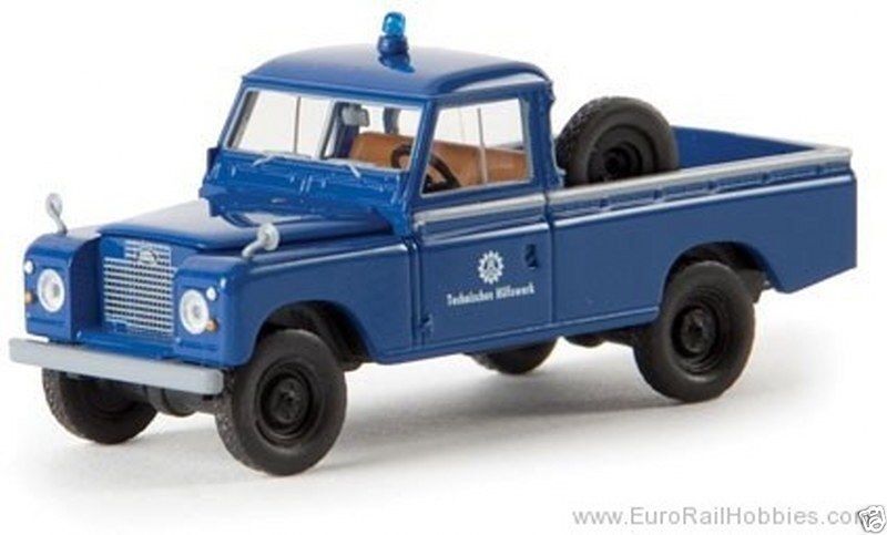 Brekina 13754 Land Rover 109 Hardtop " THW " von Starmada 1:87