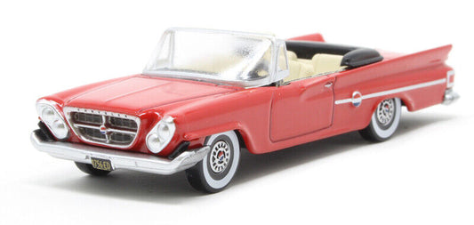 Oxford Diecast 87CC61001 Chrysler 300 Convertible Open 1961 Mardi Gras Red 1:87