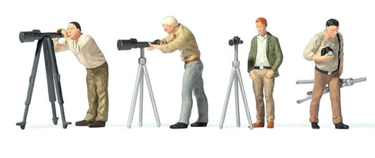 Preiser 10804 Gauge H0 Photographers with tripod 1:87