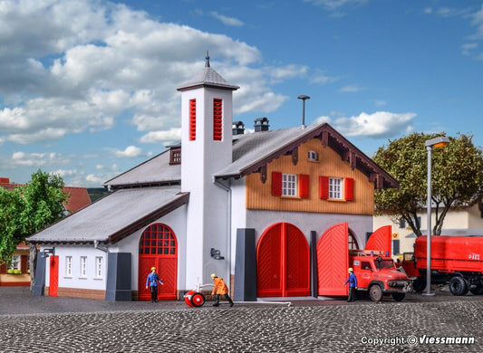 kIBRI 39214 H0 Fire brigade and community building 1:87