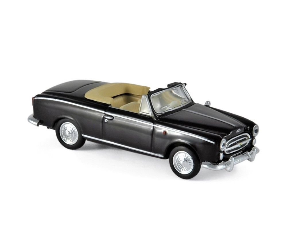 Peugeot 403 Cabriolet 1957 Black NOREV - NO 474337 - Echelle 1/87 NEW