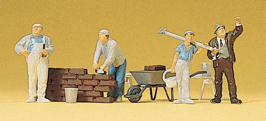 Preiser 10251 Bricklayers. Accessories 1:87