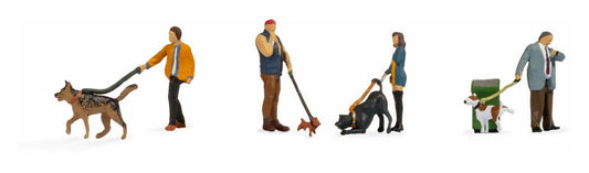 Noch 15471 people with dogs , Figuras H0 (1:87)