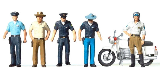 Preiser 10370 Police Officers USA, H0